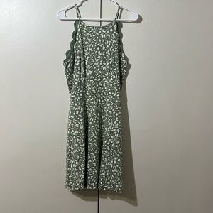 Green summer dress